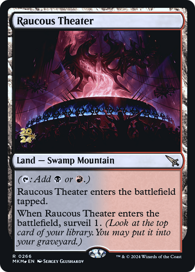 Raucous Theater (PRE-266S) - Murders at Karlov Manor Promos Foil