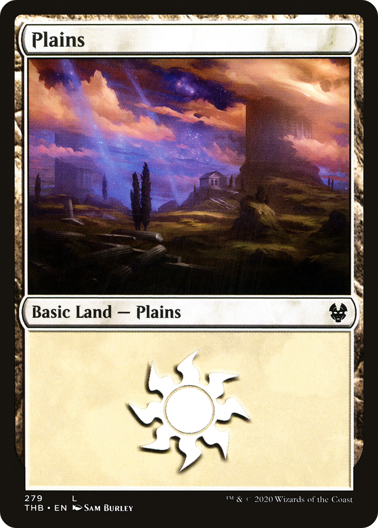 Plains (V.2)⁣ - Theros Beyond Death: Extras⁣ (Land)⁣ [279]