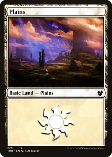 Plains (V.2)⁣ - Theros Beyond Death: Extras⁣ (Land)⁣ [279]