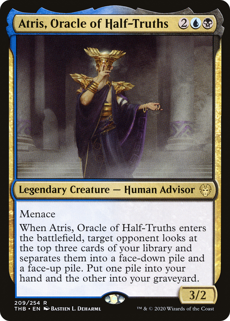Atris, Oracle of Half-Truths⁣ - Theros Beyond Death⁣ (Rare)⁣ [209]