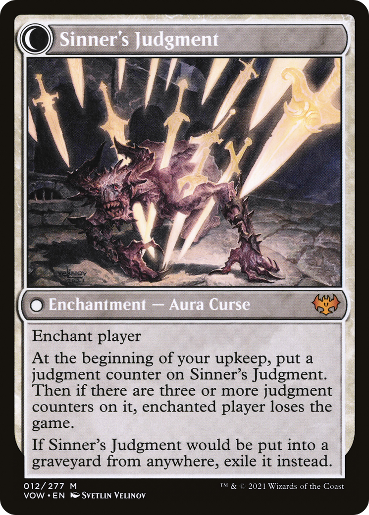 Faithbound Judge (VOW-012) - Innistrad: Crimson Vow: (Double Faced Transform) Foil