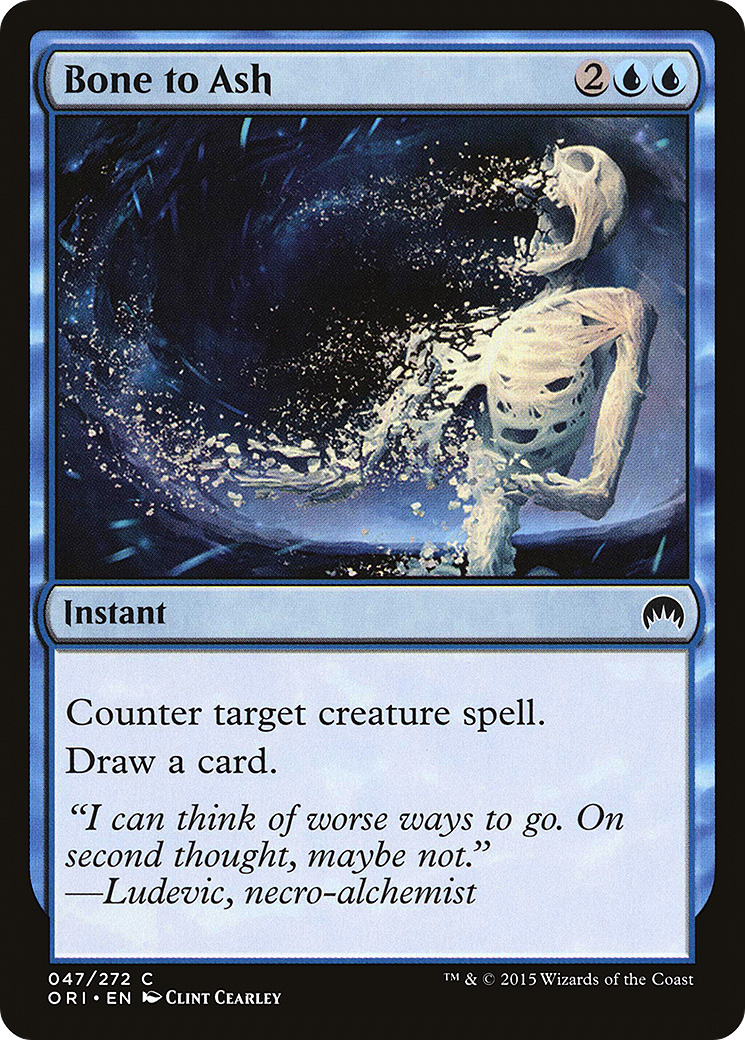 Bone to Ash (ORI-047) - Magic Origins Foil