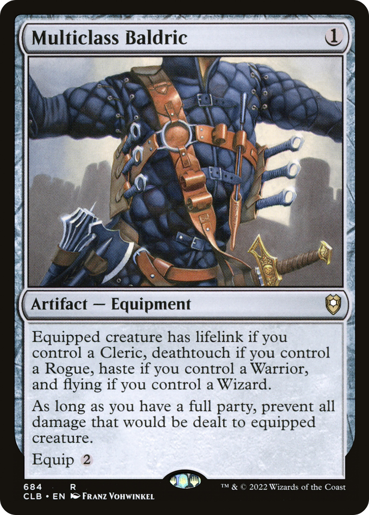 Multiclass Baldric (V.1)⁣ - Commander Legends: Battle for Baldur's Gate: Extras⁣ (Rare)⁣ [684]