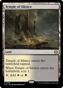 Temple of Silence⁣ - Commander: The Lost Caverns of Ixalan⁣ (Rare)⁣ [358]