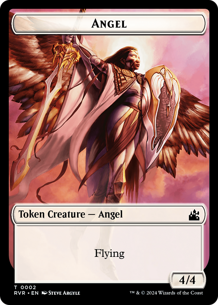 Angel (TRVR-002) - Ravnica Remastered Tokens Foil
