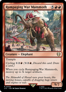 Rampaging War Mammoth⁣ - Commander: The Lord of the Rings: Tales of Middle-earth⁣ (Rare)⁣ [34]