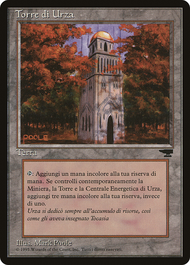 Urza's Tower (Shore) (Italian) - "Torre di Urza" (REN-186) - Rinascimento
