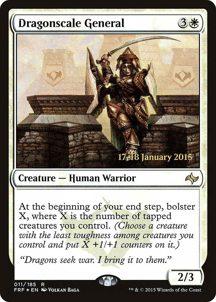 Dragonscale General (PRE-11S) - Fate Reforged Promos Foil