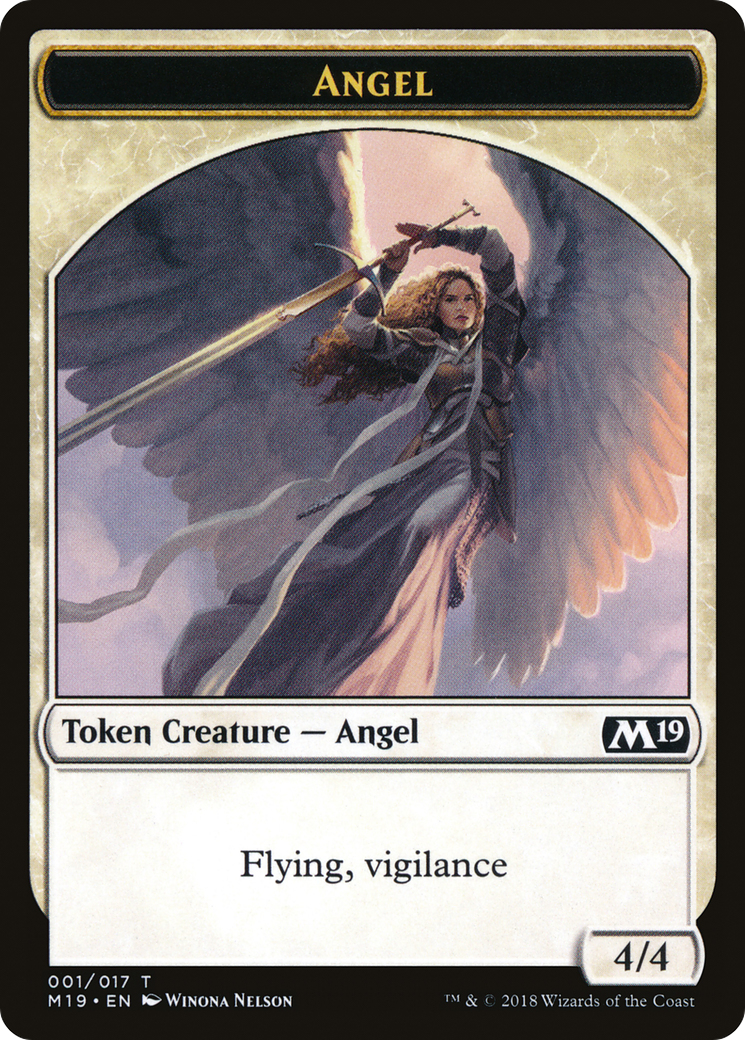 Angel Token (M19-001) - Core Set 2019 Tokens