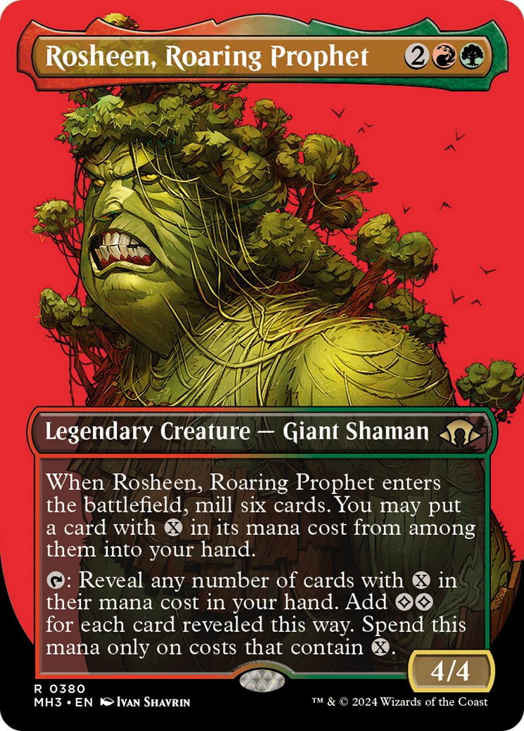 Rosheen, Roaring Prophet (V.1)⁣ - Modern Horizons 3: Extras⁣ (Rare)⁣ [380]
