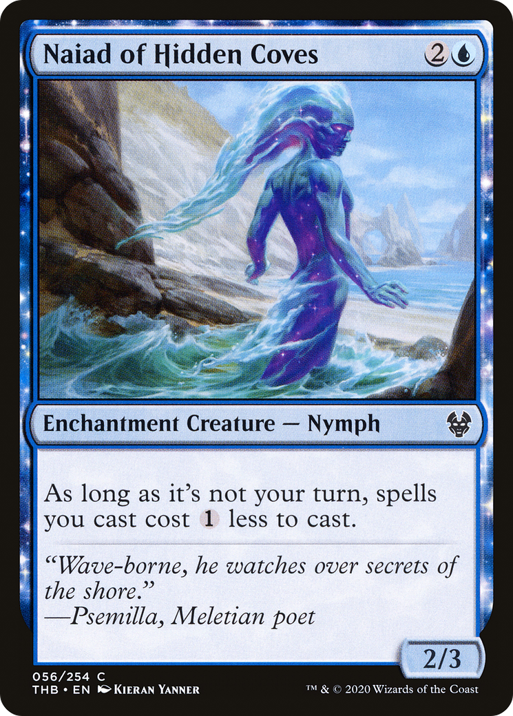 Naiad of Hidden Coves⁣ - Theros Beyond Death⁣ (Common)⁣ [56]
