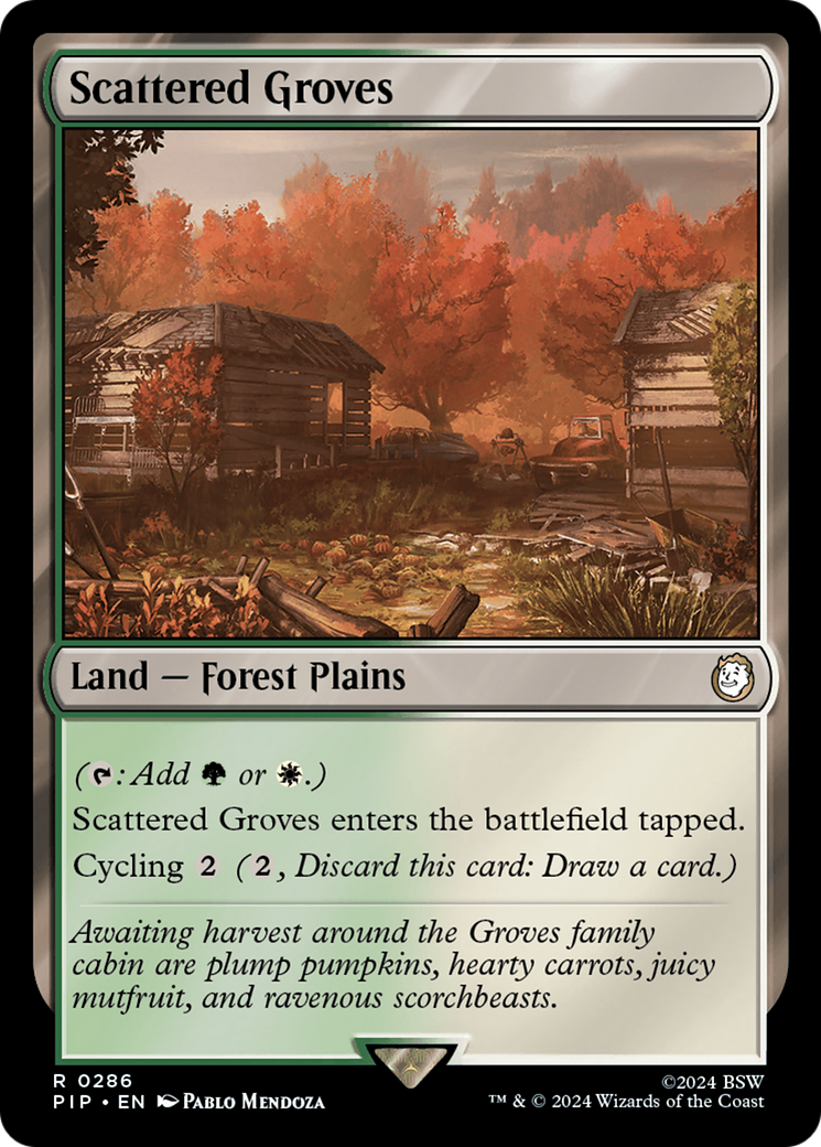 Scattered Groves⁣ - Universes Beyond: Fallout⁣ (Rare)⁣ [286]