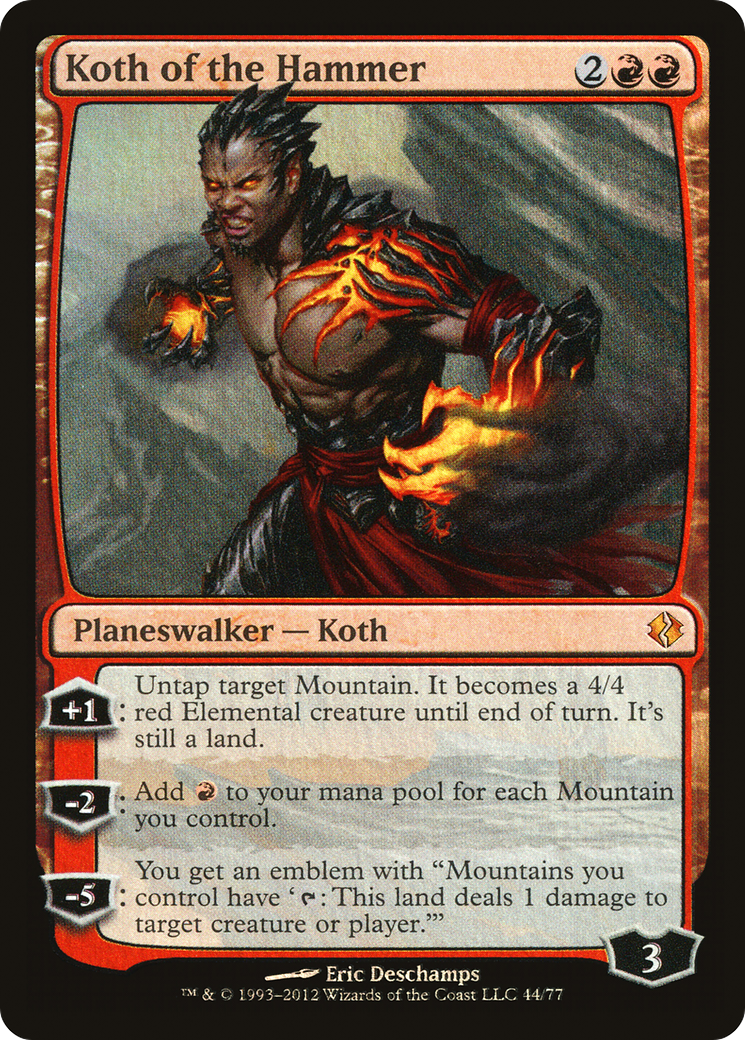 Koth of the Hammer (DDI-044) - Duel Decks: Venser vs. Koth