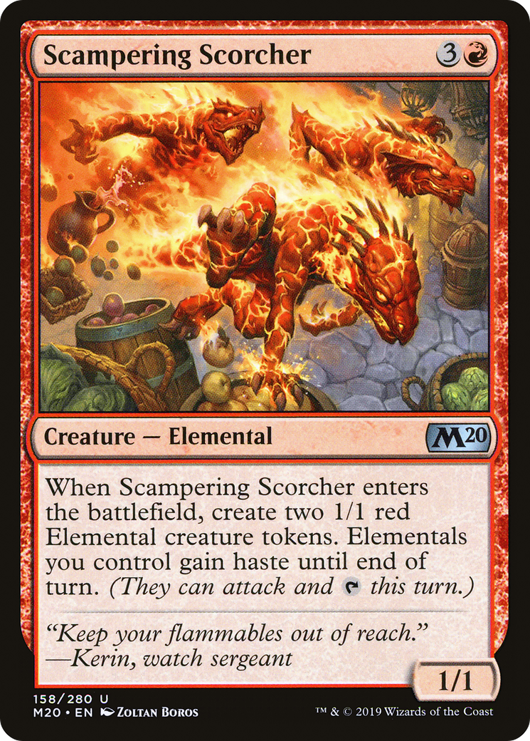 Scampering Scorcher⁣ - Core 2020⁣ (Uncommon)⁣ [158]