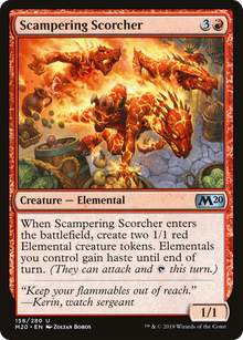 Scampering Scorcher⁣ - Core 2020⁣ (Uncommon)⁣ [158]