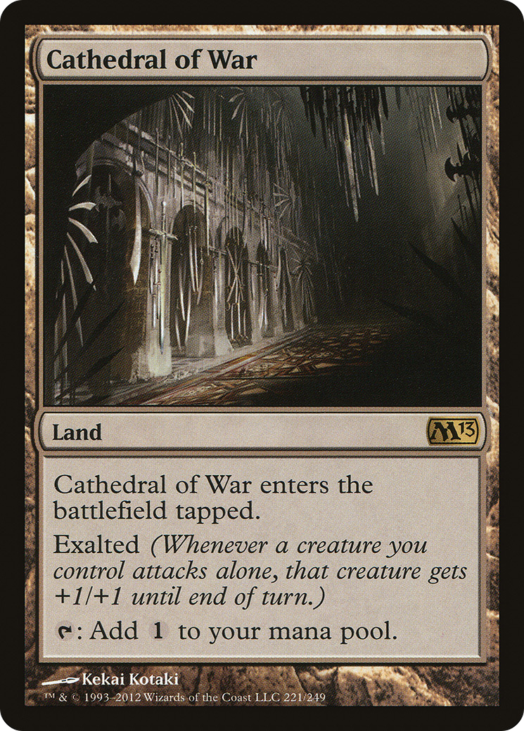 Cathedral of War (M13-221) - Magic 2013 Foil