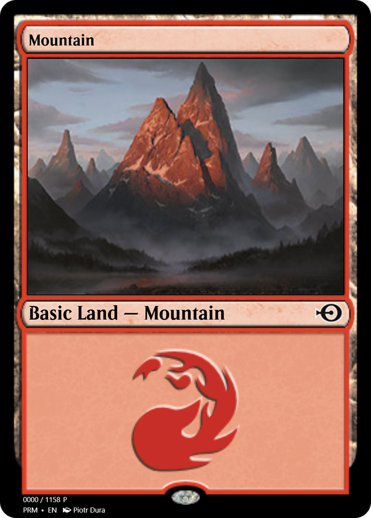 Mountain (PRM-73630) - Magic Online Promos Foil