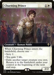 Charming Prince (Extended Art) (ELD-335) - Throne of Eldraine: (Extended Art) Foil