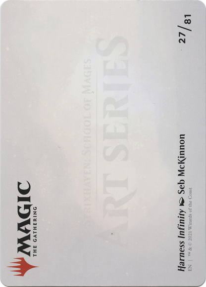 Harness Infinity // Harness Infinity (ASTX-027) - Strixhaven Art Series (Borderless)
