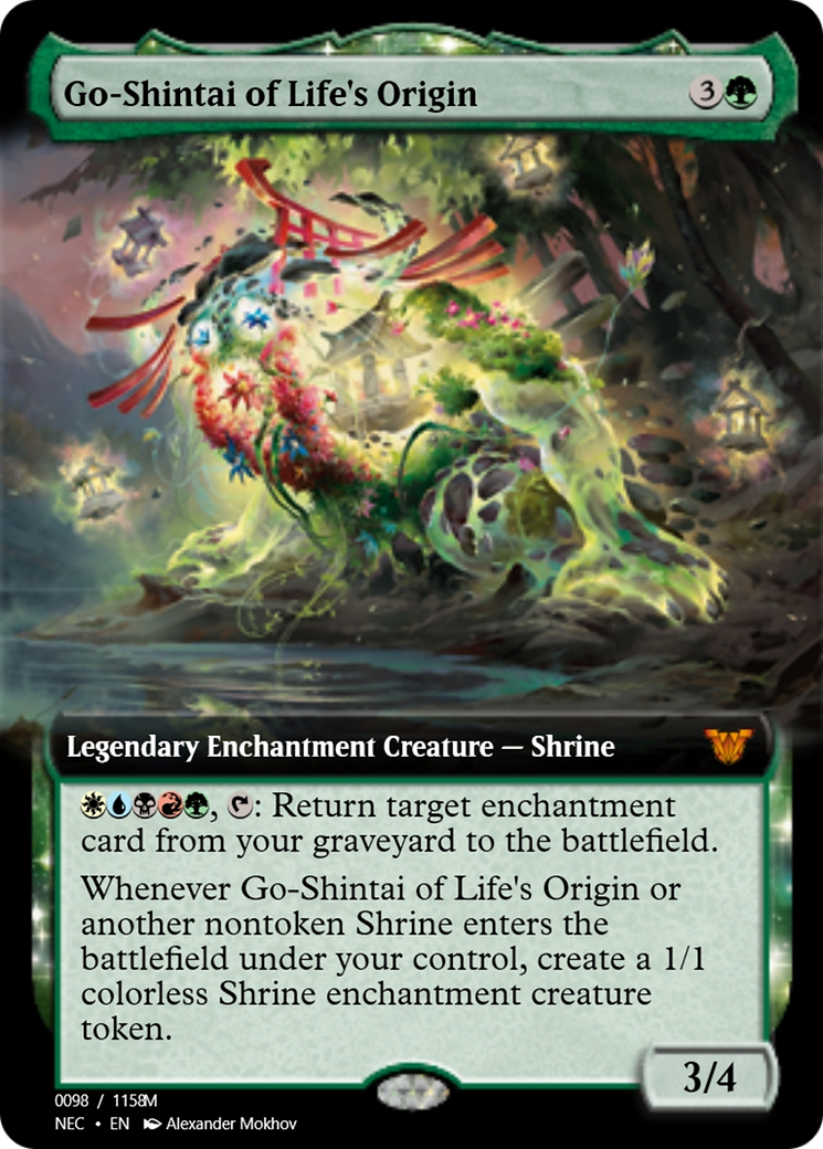 Go-Shintai of Life's Origin (PRM-98059) - Magic Online Promos: (enchantment)