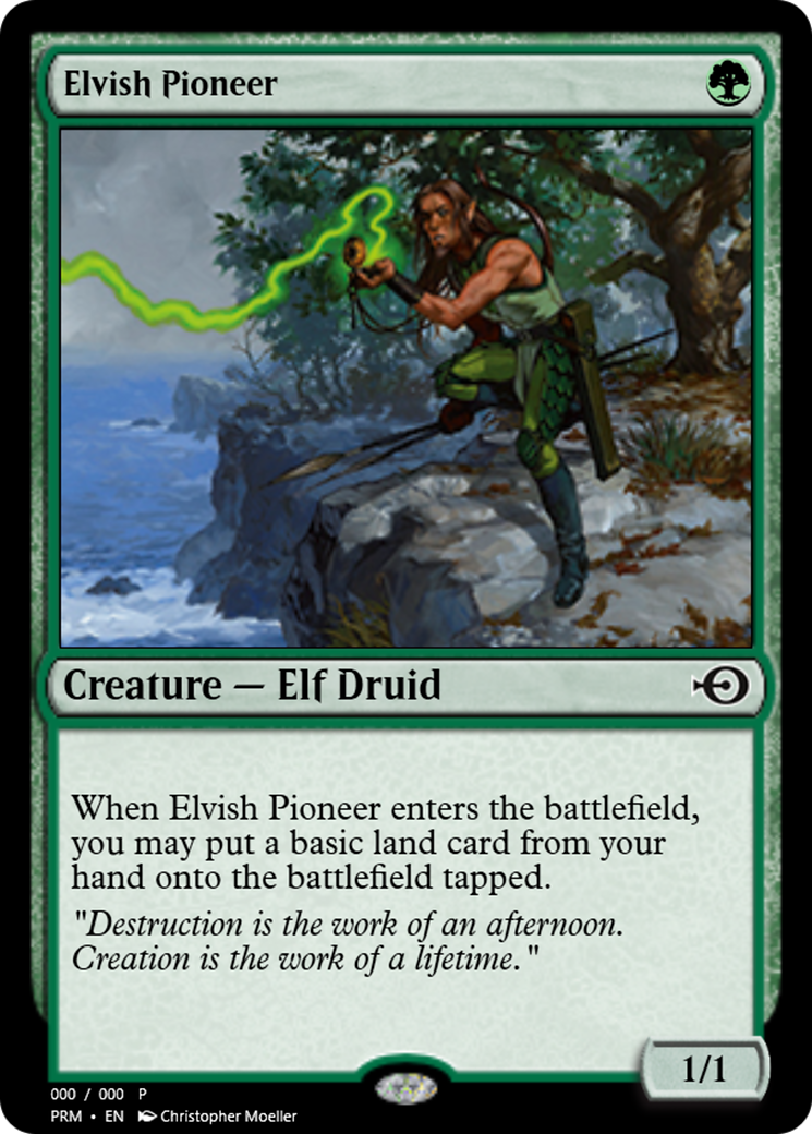 Elvish Pioneer (PRM-62481) - Magic Online Promos Foil