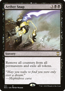 Aether Snap⁣ - Commander: Streets of New Capenna⁣ (Rare)⁣ [241]