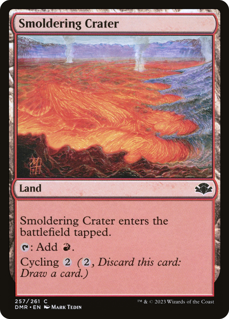 Smoldering Crater (DMR-257) - Dominaria Remastered Foil