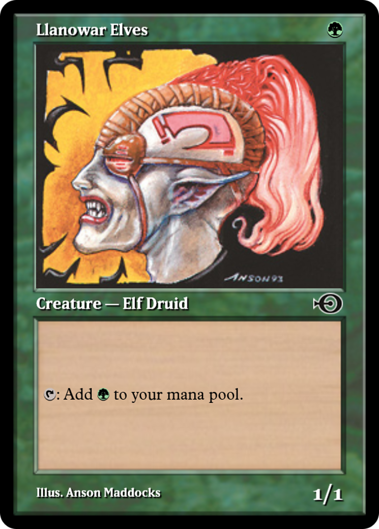 Llanowar Elves (PRM-35934) - Magic Online Promos Foil