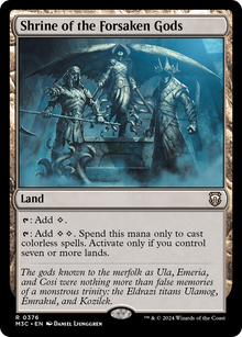 Shrine of the Forsaken Gods⁣ - Commander: Modern Horizons 3⁣ (Rare)⁣ [376]