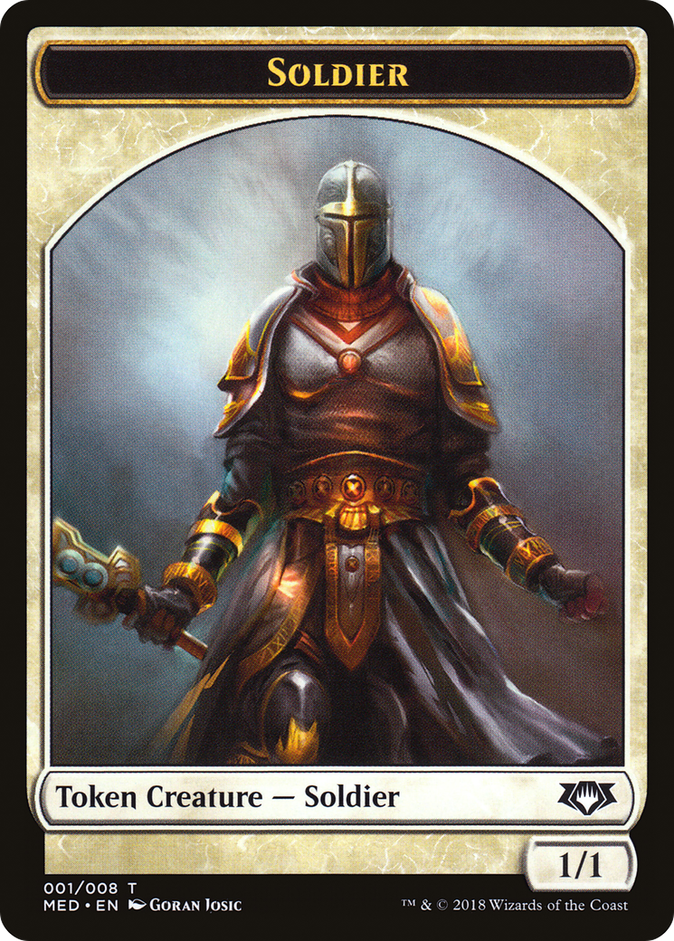 Soldier Token (MED-0G1) - Mythic Edition Tokens