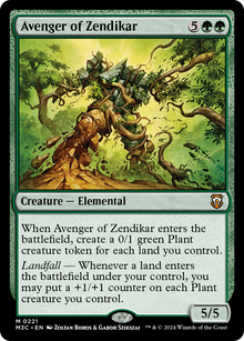 Avenger of Zendikar⁣ - Commander: Modern Horizons 3⁣ (Mythic)⁣ [221]