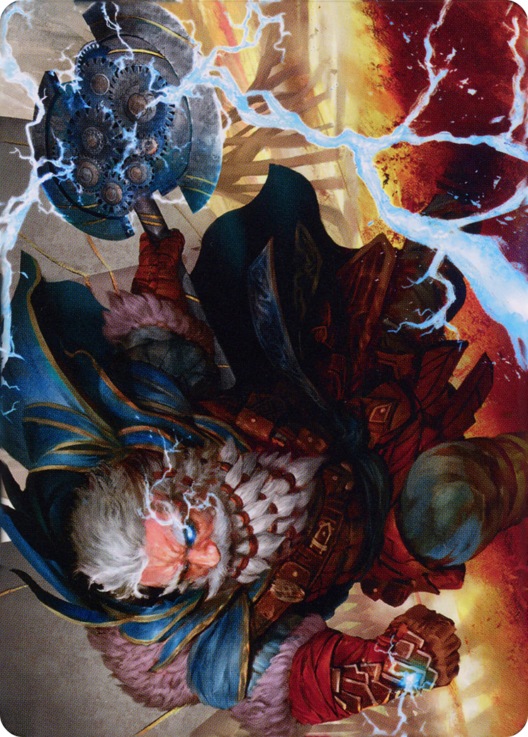 Electrostatic Infantry // Electrostatic Infantry (ADMU-030) - Dominaria United Art Series (Borderless)