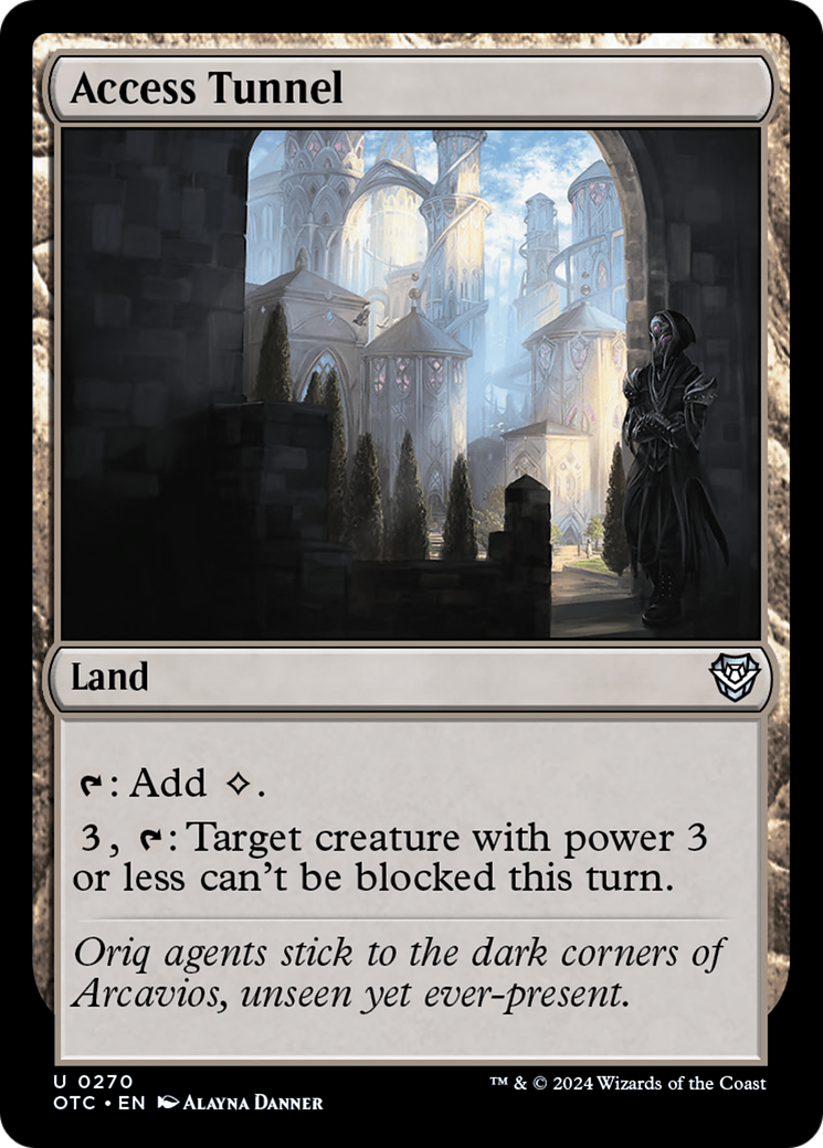 Access Tunnel⁣ - Commander: Outlaws of Thunder Junction⁣ (Uncommon)⁣ [270]