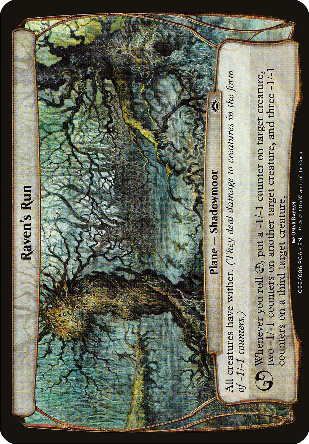 Raven's Run (Planechase Anthology) (OVER-066) - Planechase Anthology Planes