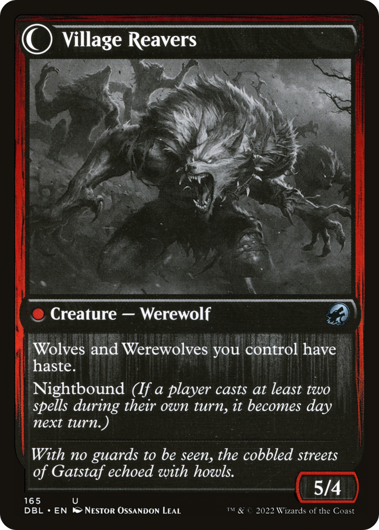Village Watch (DBL-165) - Innistrad: Double Feature: (Double Faced Transform) Foil