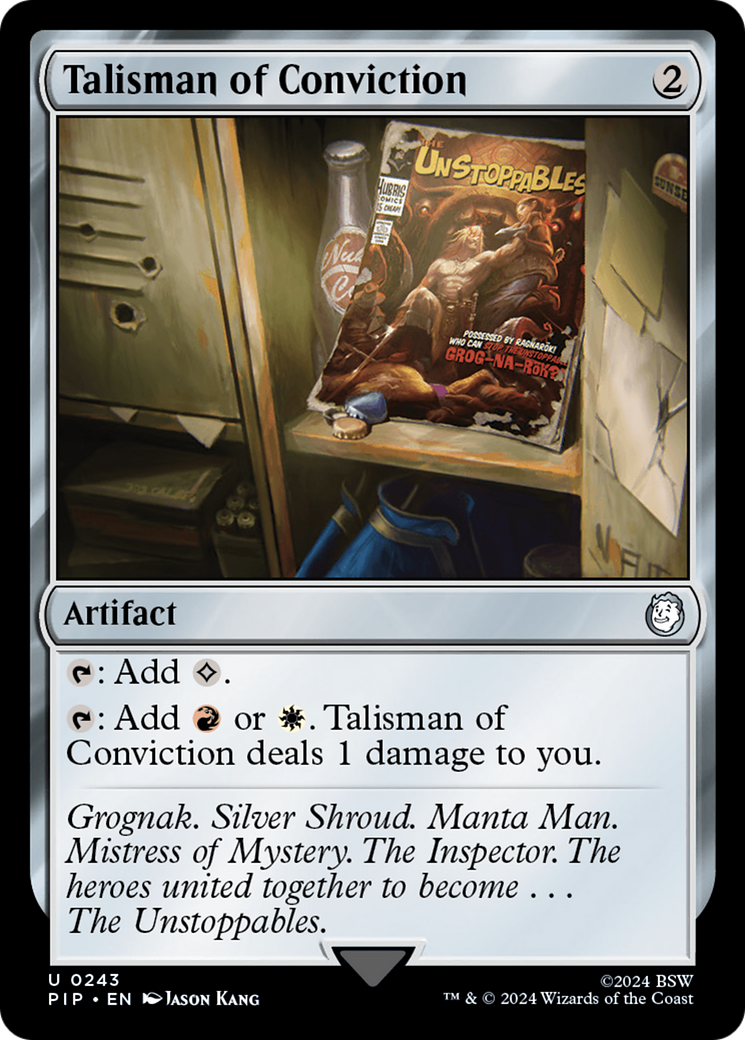 Talisman of Conviction⁣ - Universes Beyond: Fallout⁣ (Uncommon)⁣ [243]