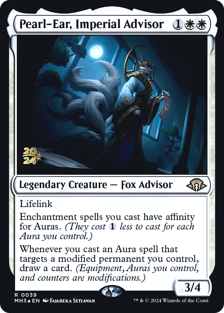 Pearl-Ear, Imperial Advisor (PRE-39S) - Modern Horizons 3 Promos Foil