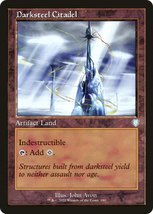 Darksteel Citadel⁣ - Commander: The Brothers' War⁣ (Uncommon)⁣ [180]