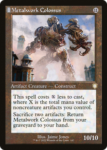 Metalwork Colossus⁣ - Commander: The Brothers' War⁣ (Rare)⁣ [147]