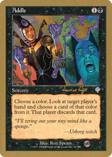 Addle - 2001 Tom van de Logt (INV) (SB) (WCD-) - World Championship Decks 2001