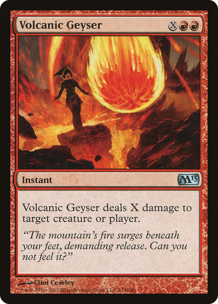 Volcanic Geyser (M13-154) - Magic 2013 Foil