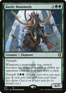 Battle Mammoth⁣ - Commander Legends: Battle for Baldur's Gate: Extras⁣ (Mythic)⁣ [818]