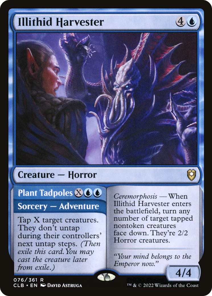 Illithid Harvester (CLB-076) - Commander Legends: Battle for Baldur's Gate