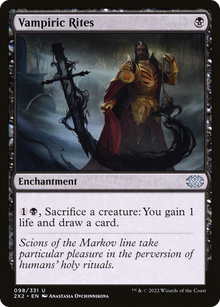 Vampiric Rites⁣ - Double Masters 2022⁣ (Uncommon)⁣ [98]