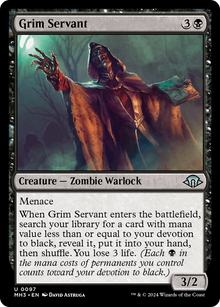 Grim Servant⁣ - Modern Horizons 3⁣ (Uncommon)⁣ [97]