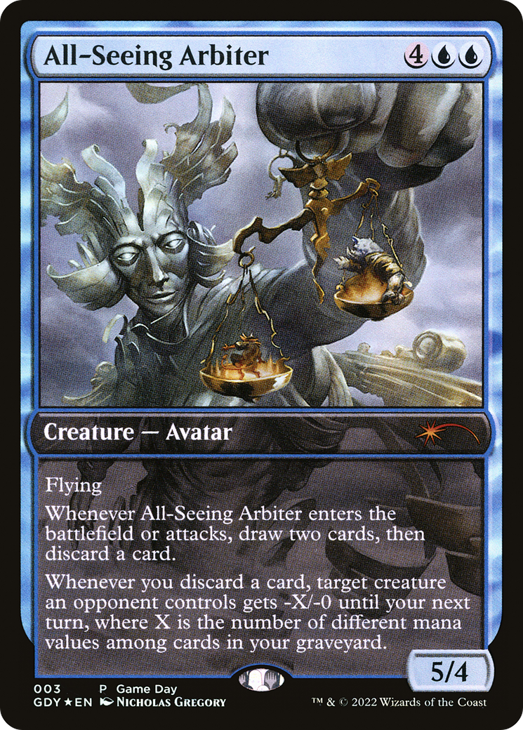 All-Seeing Arbiter (GAME-003) - Game Day Promos Foil