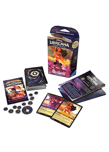 Disney Lorcana: The First Chapter - Starter Decks Set Of 3 Double Sleeved Disney Lorcana: The First Chapter - Starter Decks Set Of 3 Double Sleeved