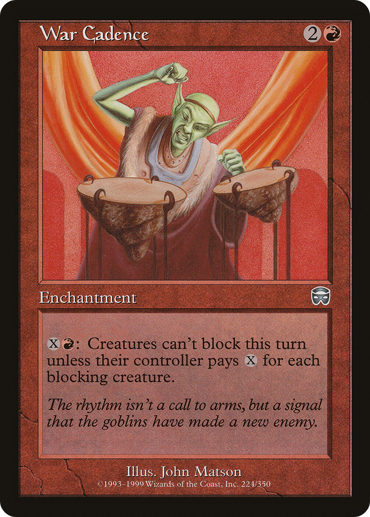 War Cadence (MMQ-224) - Mercadian Masques