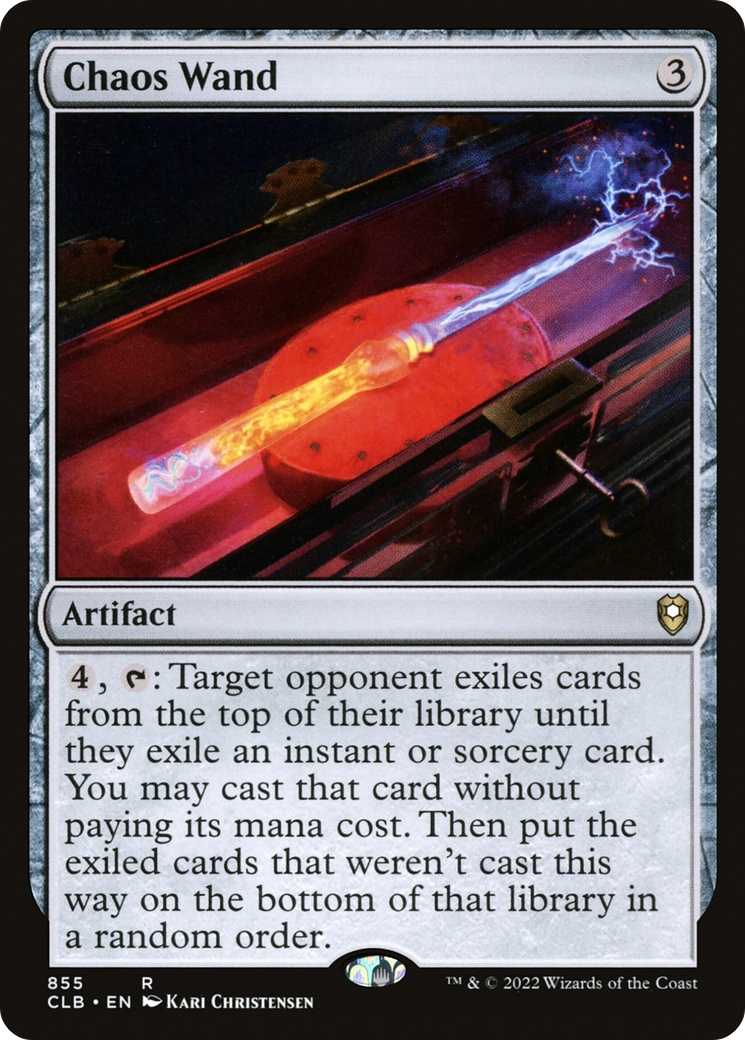 Chaos Wand⁣ - Commander Legends: Battle for Baldur's Gate: Extras⁣ (Rare)⁣ [855]