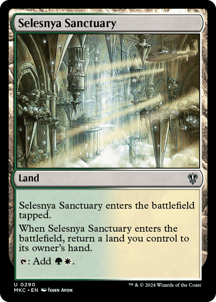 Selesnya Sanctuary⁣ - Commander: Murders at Karlov Manor⁣ (Uncommon)⁣ [290]